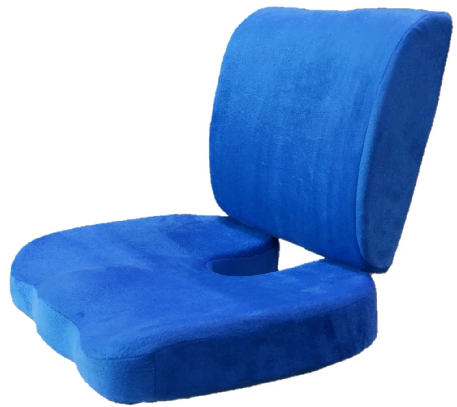 Orthopedic Comfort Memory Foam Coccyx Seat Pad and Back Support Set