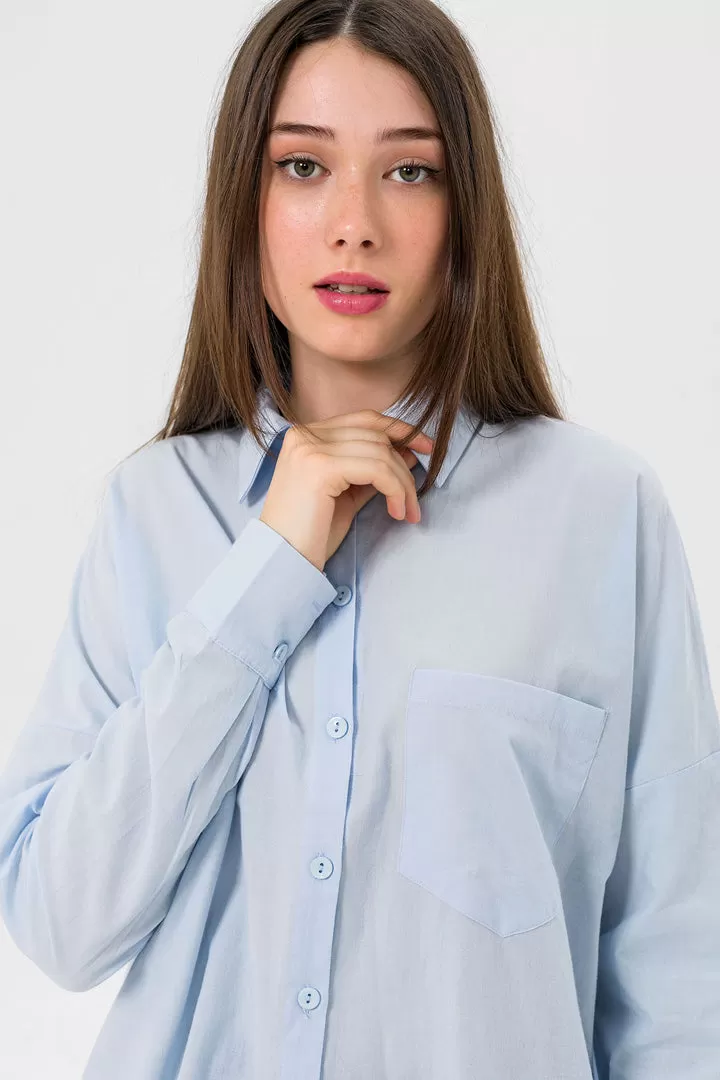 OVERSIZED BUTTON DOWN