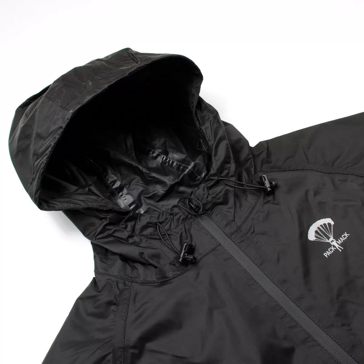 Packmack - #300 Parka Full Zip Raincoat - Black