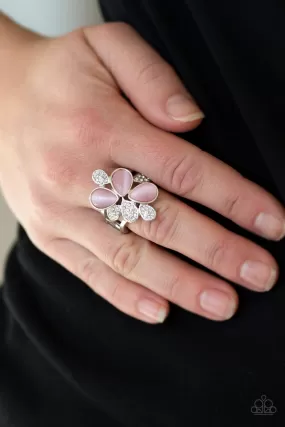 Paparazzi Accessories - Diamond Daisies - Pink Ring