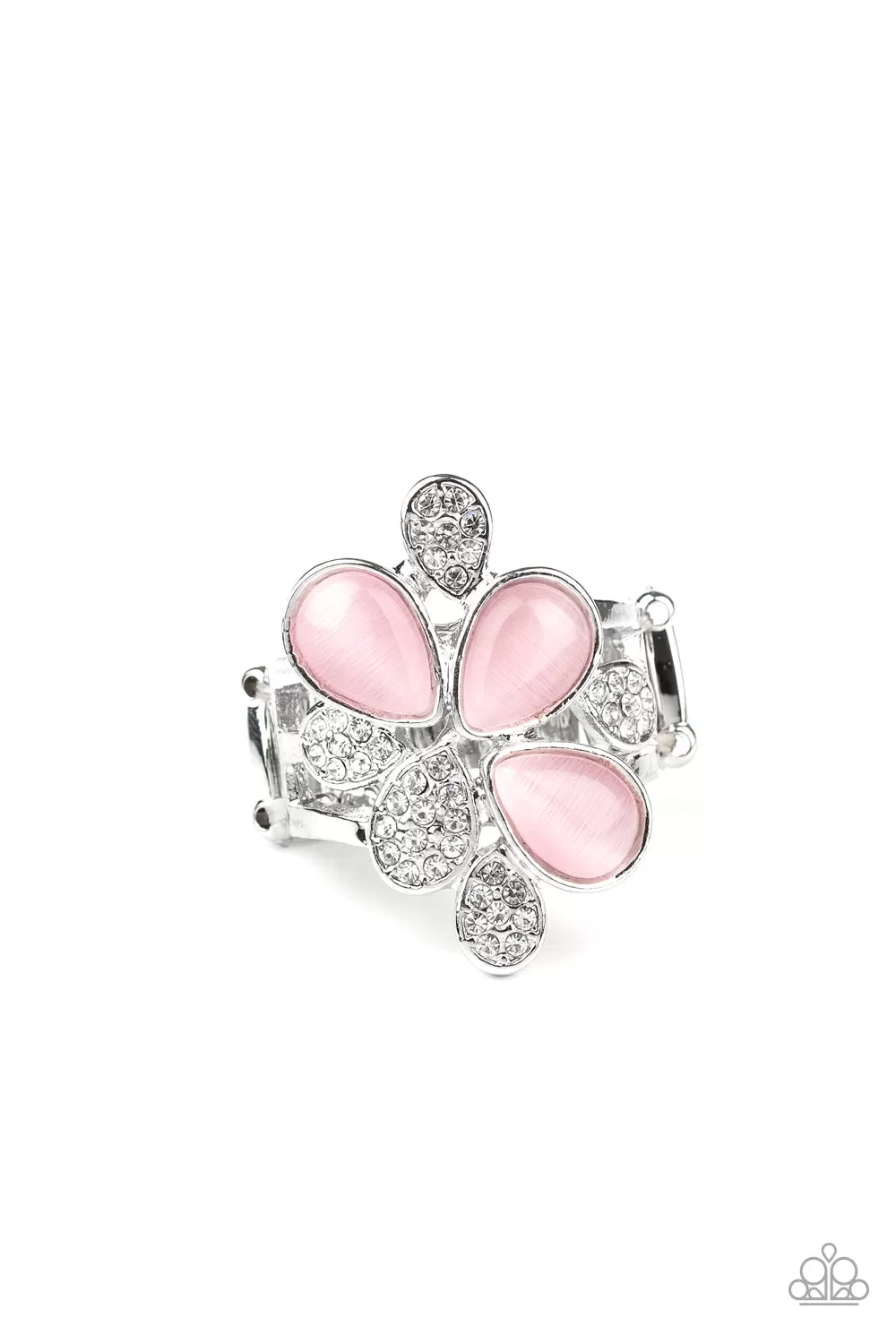 Paparazzi Accessories - Diamond Daisies - Pink Ring