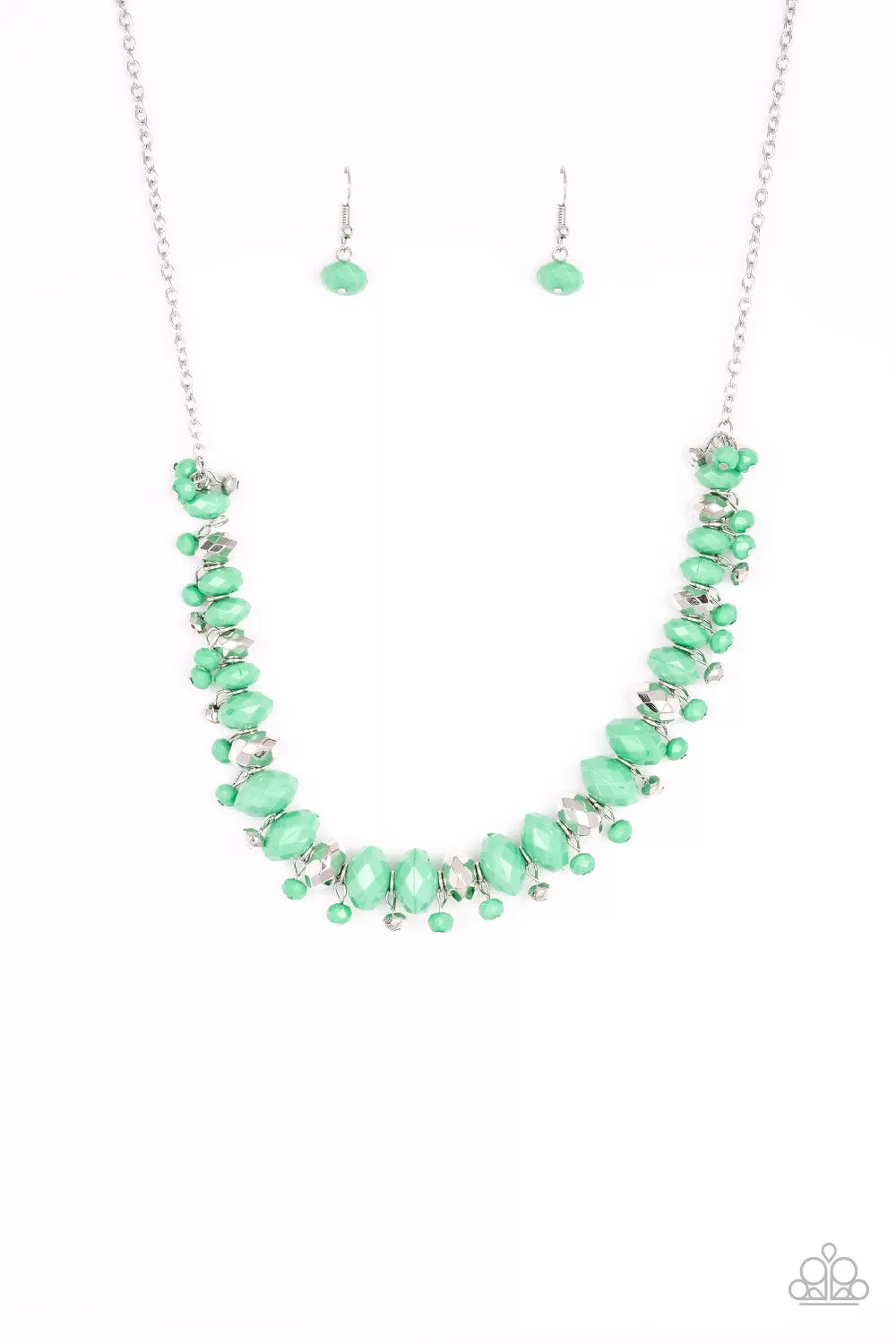 Paparazzi BRAGs To Riches - Green Necklace