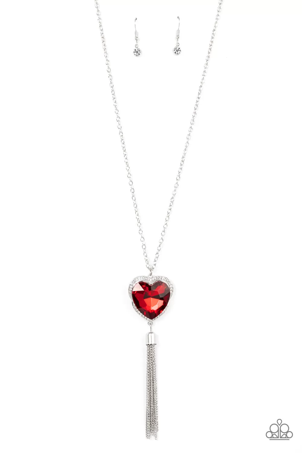 Paparazzi Finding My Forever - Red ??Heart?? Pendant Necklace