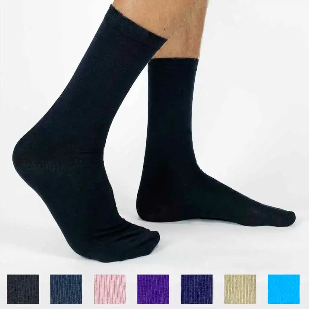 Personalized Gothic Wedding Day Socks for the Goth Groom