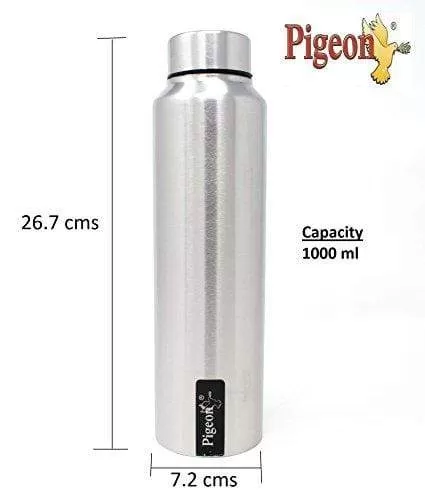 Pigeon Mist Stainless Steel Water Bottle 1 Liter