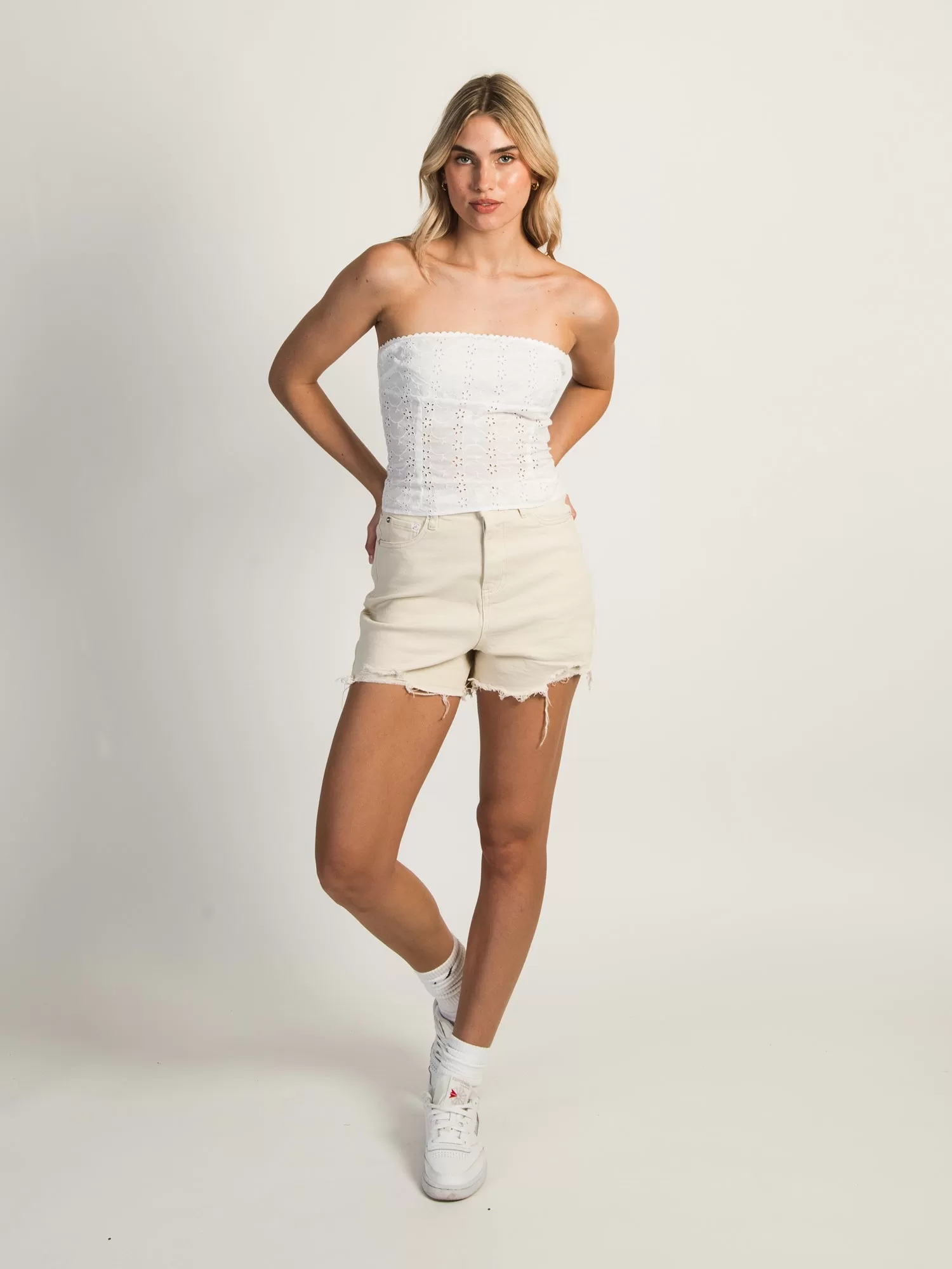 PRINCESS POLLY ELENA DENIM SHORTS