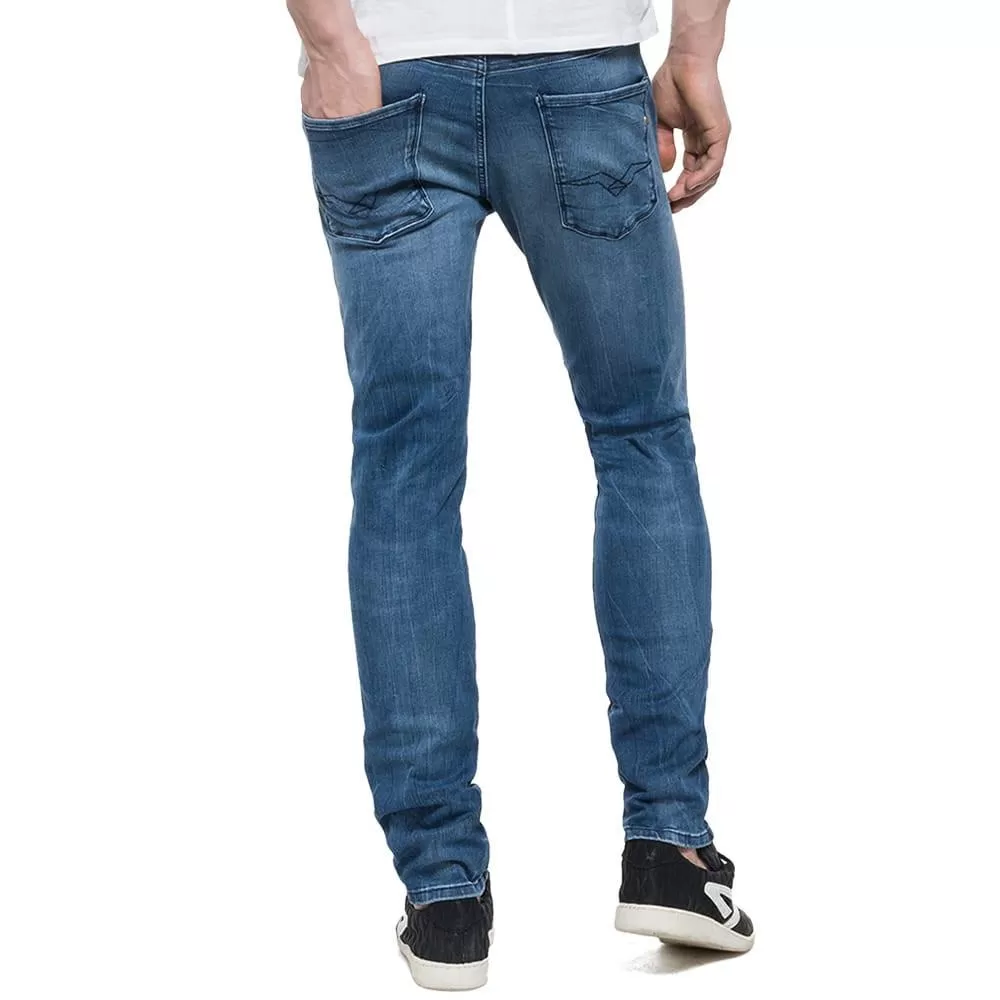 Replay HYPERFLEX Anbass Slim fit Jean - Light Blue