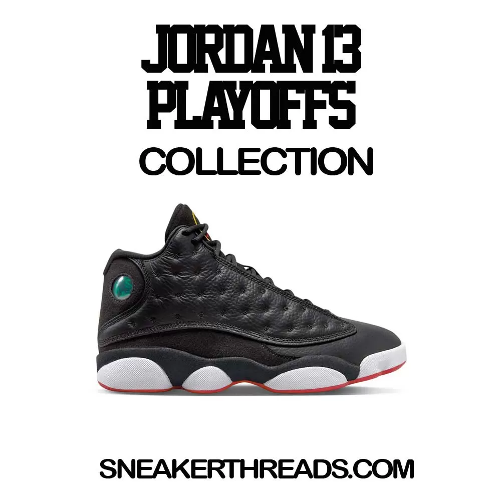 Retro 13 Playoff Shirt - Rookie Bear - Black