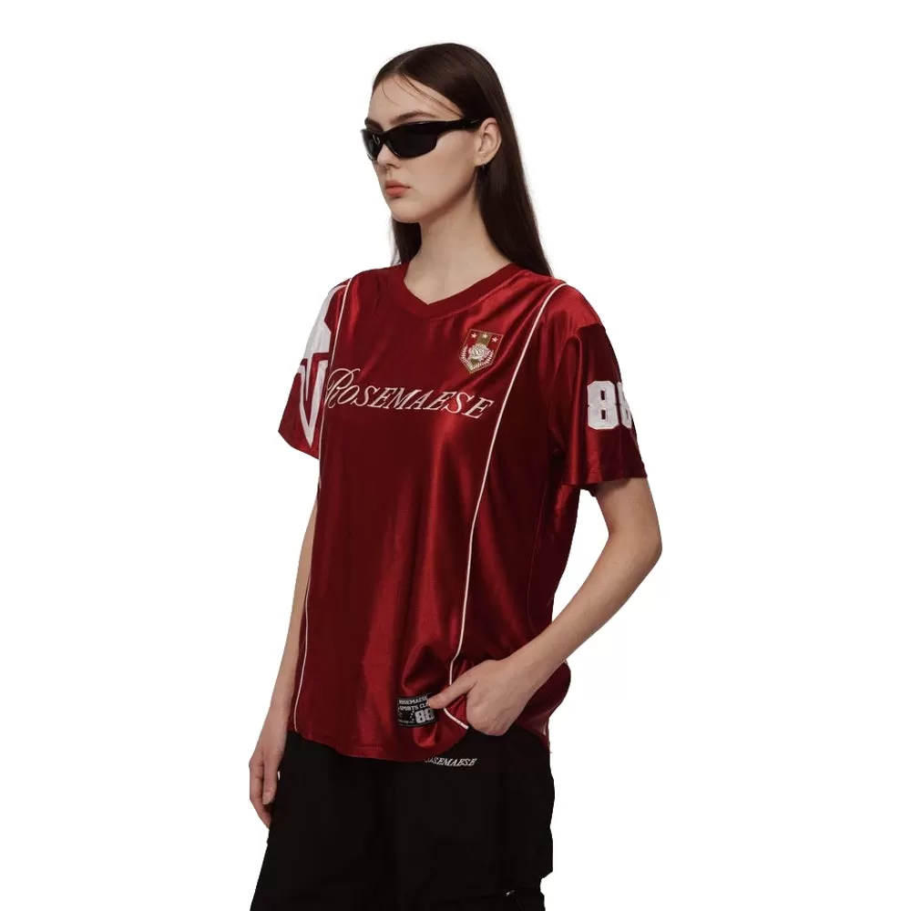 ROSEMAESE SPORT CLUB TEE (LONG)-RED