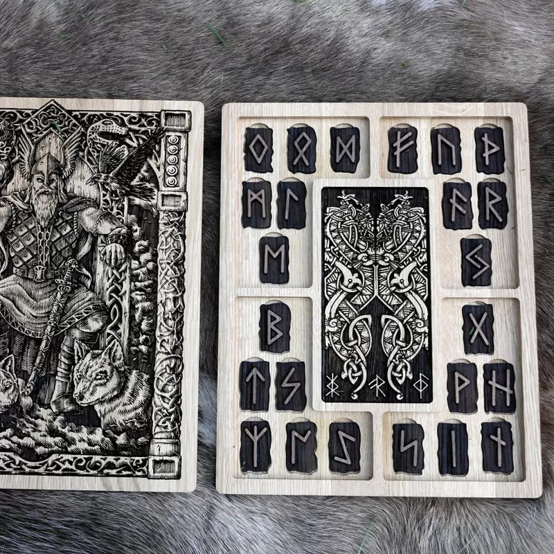 Rune Set (Odin) - Oak