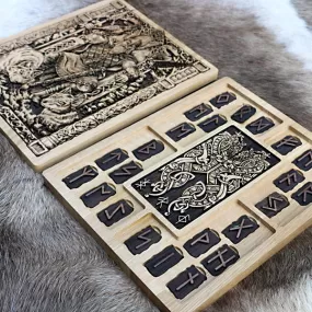 Rune Set (Odin) - Oak