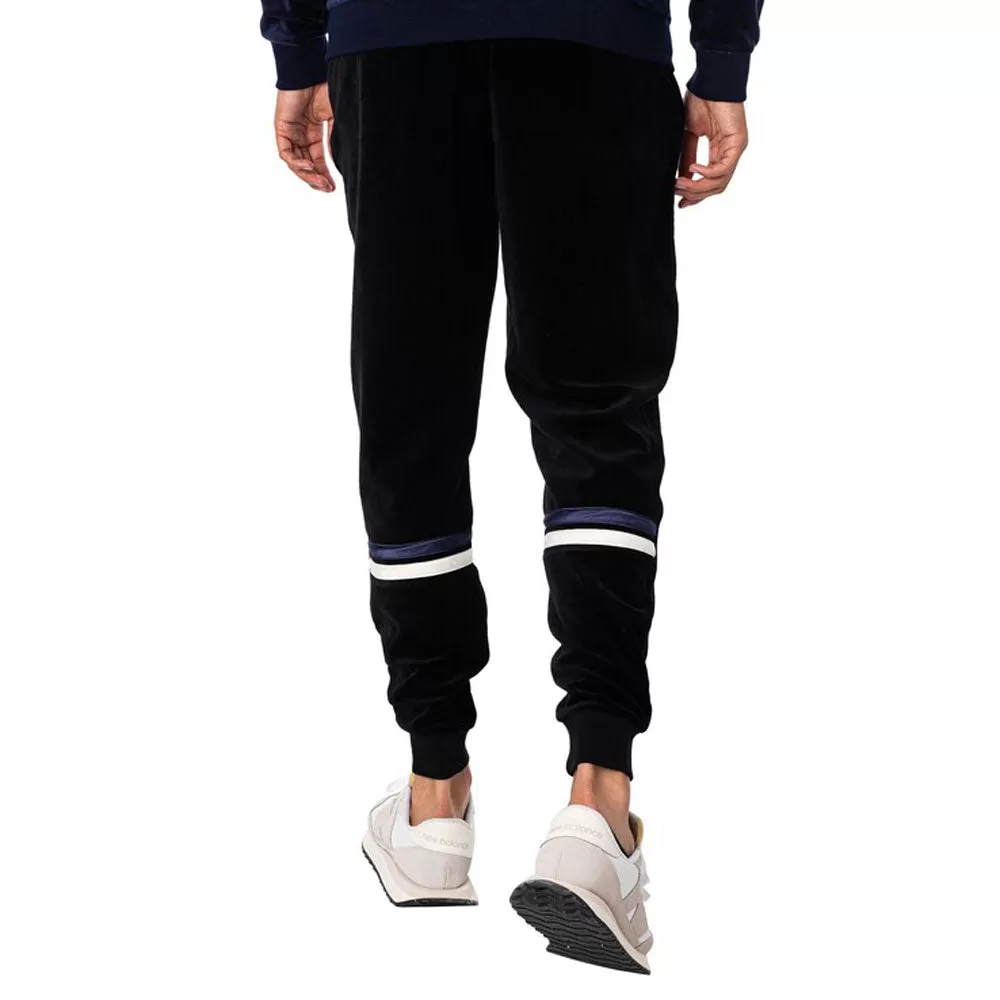 Sergio Tacchini Dallas Luxe Track Pants - Black / Marmite Blue