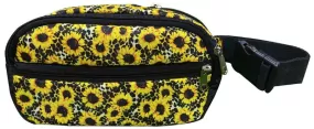 Showman Hip Pack (Fanny Pack) with Sunflower & Cheetah Print