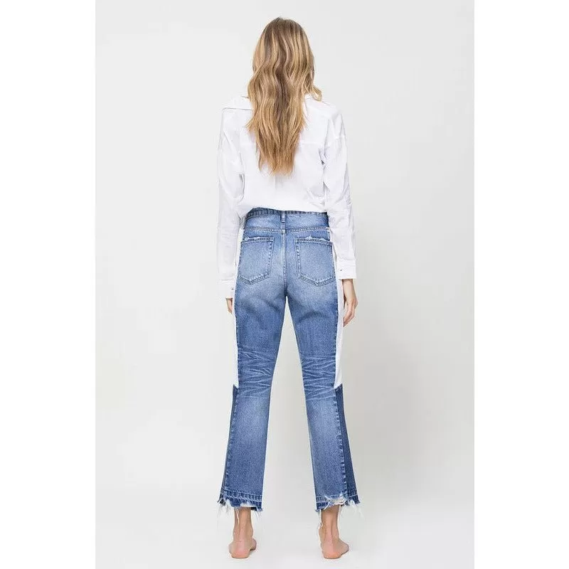 Side Block Panel Jeans