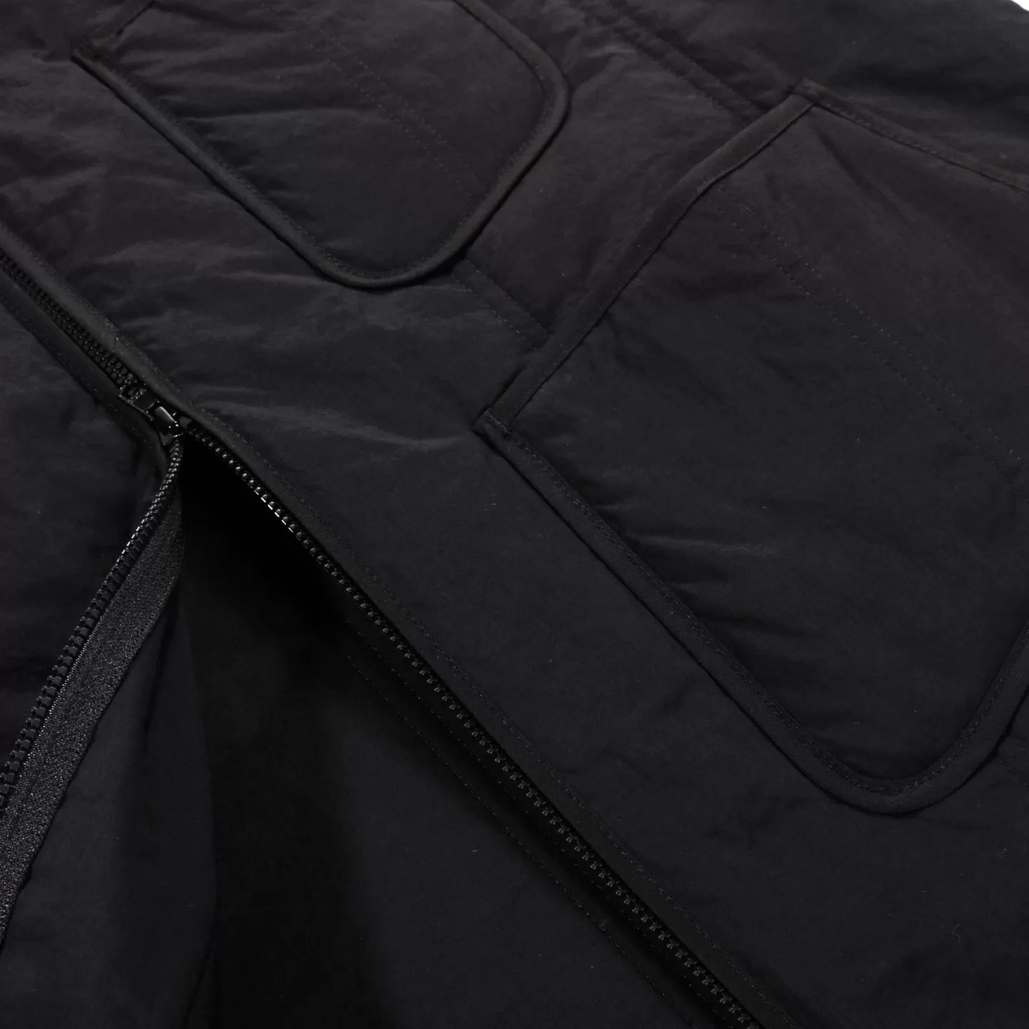 S.K. MANOR HILL YUKON VEST BLACK QUILTED REC NYLON WR