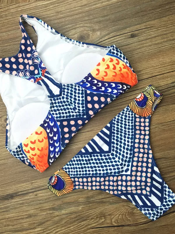 So Cute Owl Tank Bikini Sets