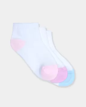 Sports Anklet 3 Pack Pastel Multi