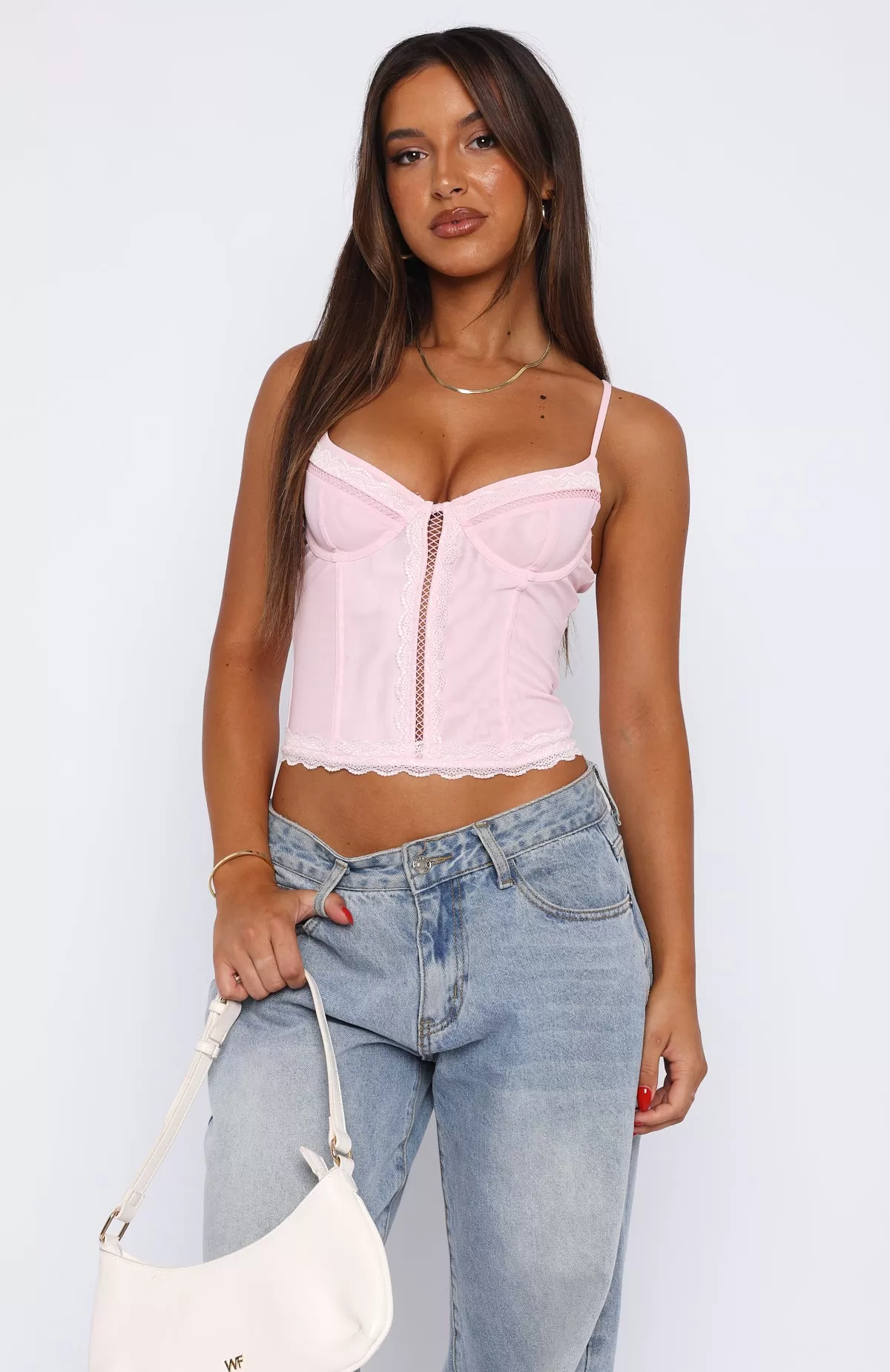 Still In My Heart Bustier Baby Pink