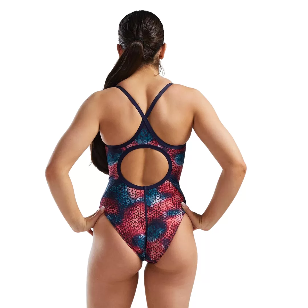 TYR Women's Starhex Durafast Elite Diamondfit Swimsuit | Red/Multi