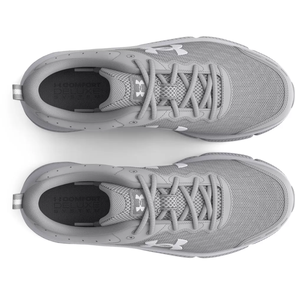 'Under Armour' Men's Charged Assert 10 - Mod Grey / White