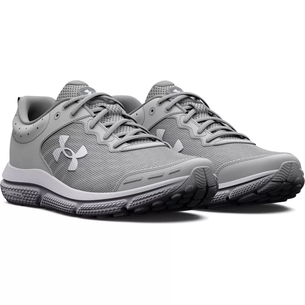 'Under Armour' Men's Charged Assert 10 - Mod Grey / White