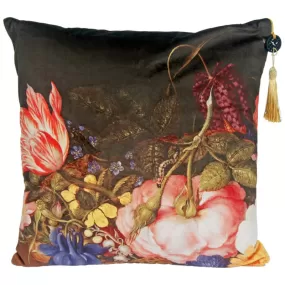 Vintage Floral Print Cushion Cover