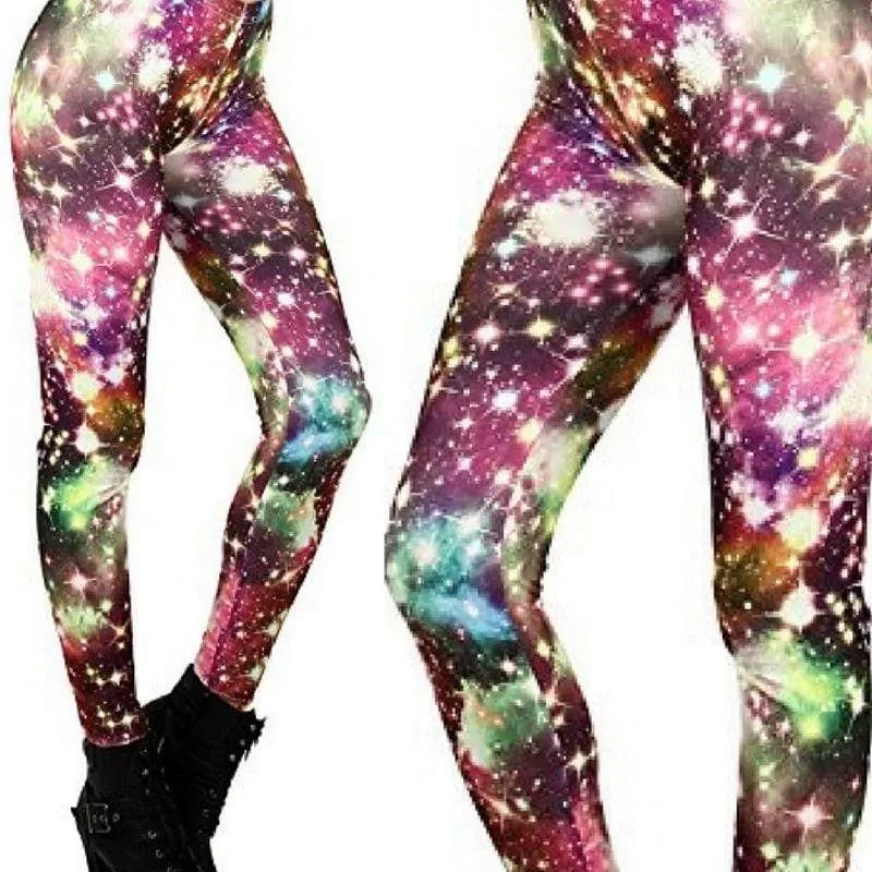 Wicked Soft Cosmic Galaxy OS Leggings