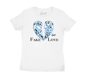 Womens Legend Blue 11 Shirt - Love - White