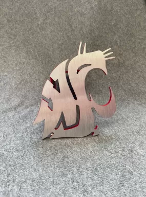 WSU Cougars Crimson Hitch Cover