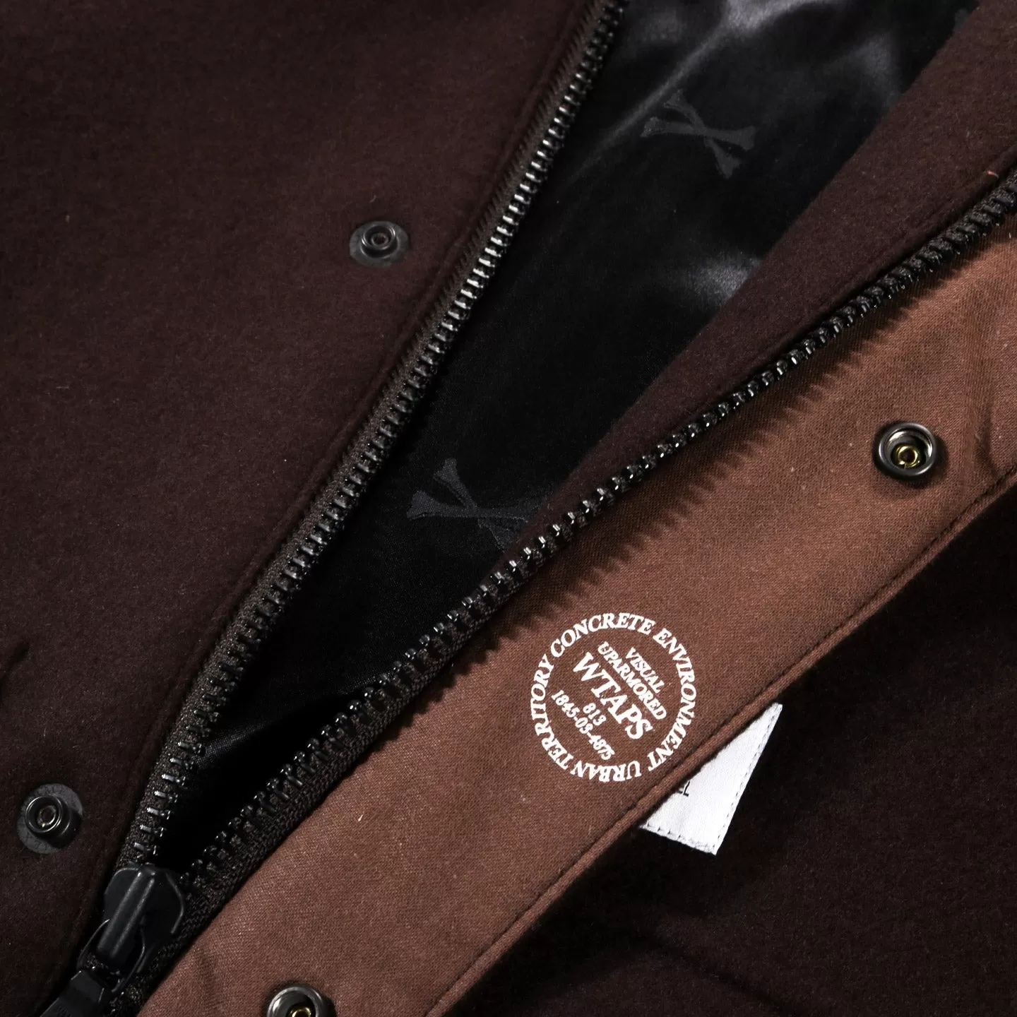 WTAPS WOOL JACKET 01 BROWN