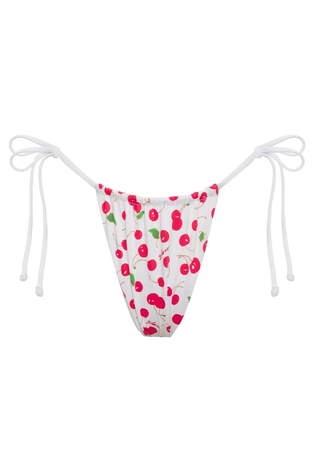 x SYDNEY SWEENEY Tia String Bikini Bottom - Cherry Bomb