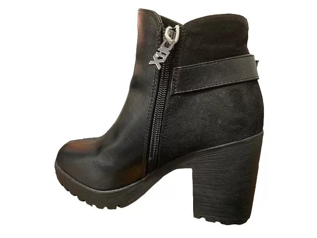 Xti heeled shoe Botin Negro 48611 