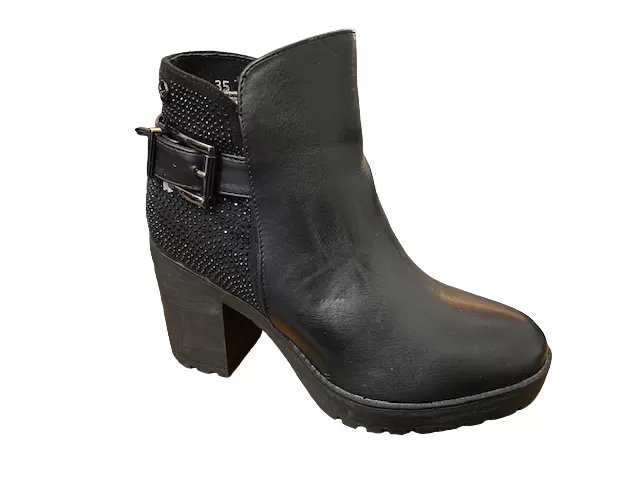 Xti heeled shoe Botin Negro 48611 