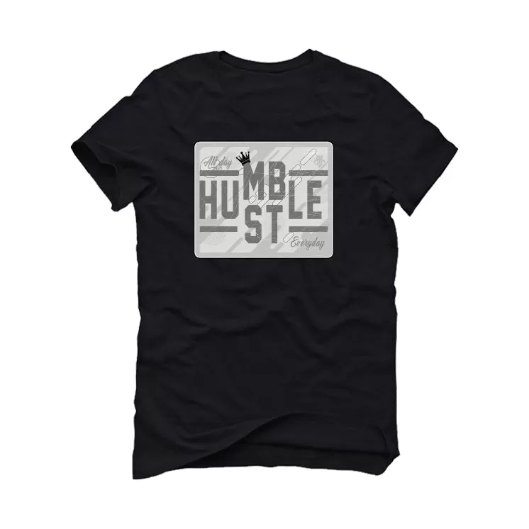 YEEZY BOOST 350 V2 (BONE) Black T-Shirt (always hustle)